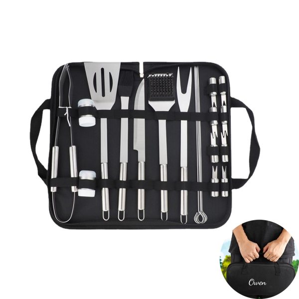 21PCS BBQ Accessories Stainless Steel Grill Set