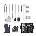 25pcs Extra Thick Stainless Steel Grill Tool Set