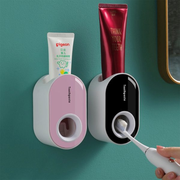 Wall-Mounted Automatic Toothpaste Squeezer