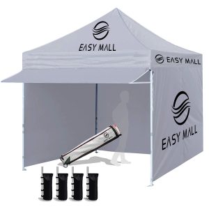 Tent/Canopy With 1 Awning, 4 Side Walls, Roller Bag