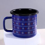 12oz Enamel Coffee Camping Mug