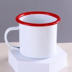 12oz Enamel Coffee Camping Mug