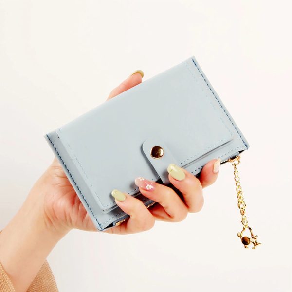 Pu Leather Compact Wallet