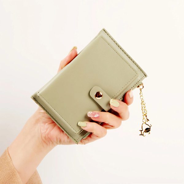 Pu Leather Compact Wallet