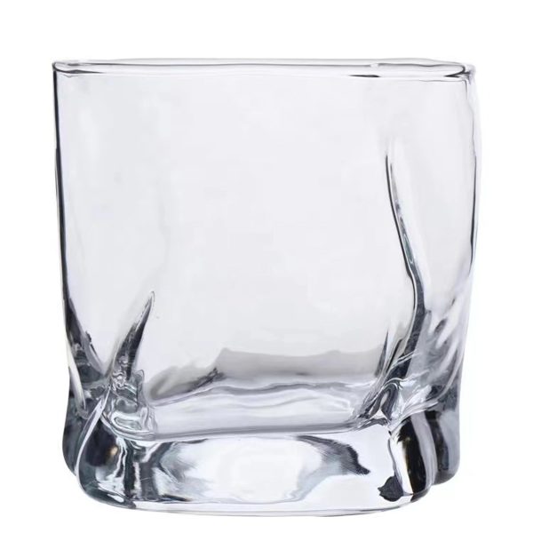 Twist Shaped Irregular Whisky Glass