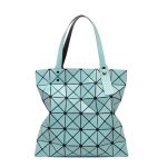 Pu Geometric Diamond Handbag