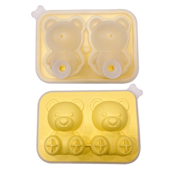 Silicone Bear Ice Cube Making Mold