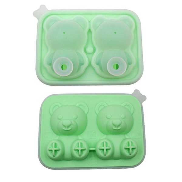 Silicone Bear Ice Cube Making Mold