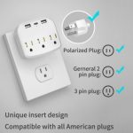 3-Outlet Extender With 3 Usb Power Strip