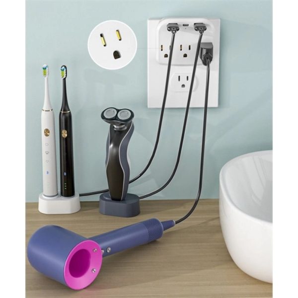 3-Outlet Extender With 3 Usb Power Strip