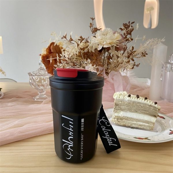 13.5Oz Vacuum Casual Travel Mug For Hot/Cold Coffee