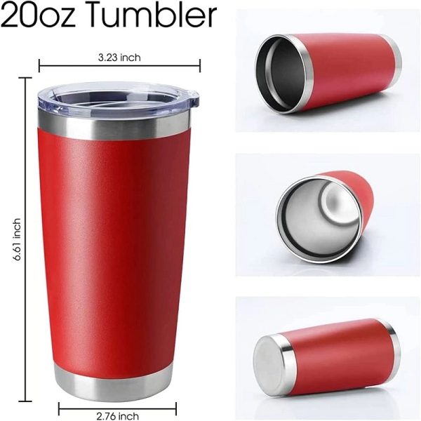 20Oz Stainless Steel Tumbler With Lid