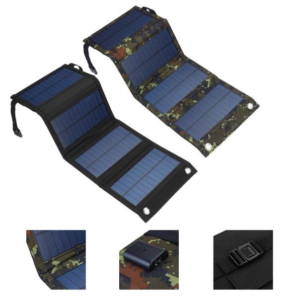 20W Solar Folding Kit Usbsolar Panel Portable Pv Set