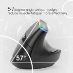 Wireless Bluetooth Dual Mode Charging Ergonomic Mouse