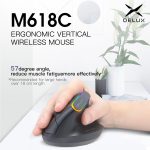 Wireless Bluetooth Dual Mode Charging Ergonomic Mouse