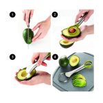 Multi-Purpose Stainless Steel Avocado Cutter