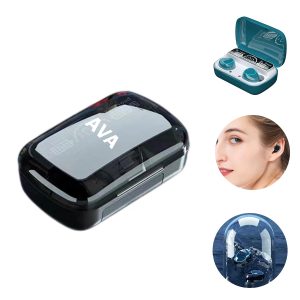 5D Surround Sound Wireless Earbuds With Charging Dock