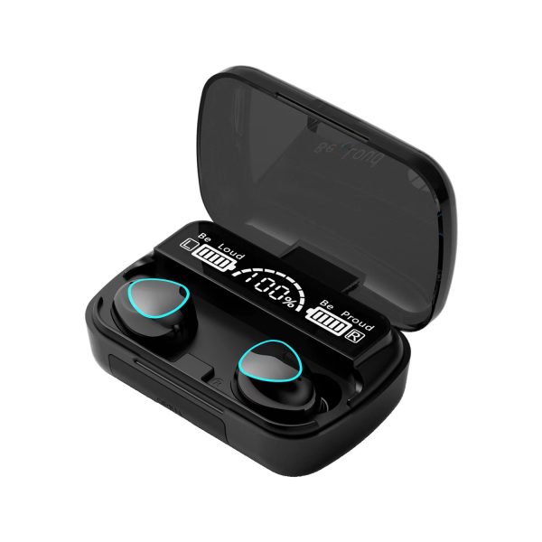 5D Surround Sound Wireless Earbuds With Charging Dock