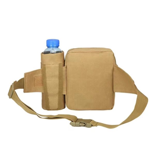 Outdoor Tactical Waist Slip Pack With Water Bottle Holder