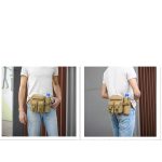 Outdoor Tactical Waist Slip Pack With Water Bottle Holder