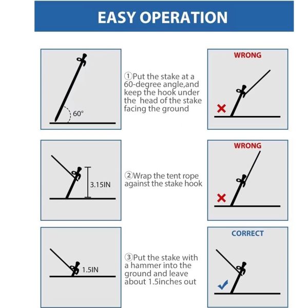 Tent Stakes Kit