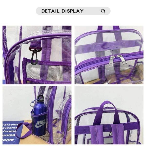 Pvc Transparent Backpack