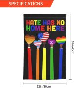 12" X 18" Lgbt Pride Gay Rainbow Flag