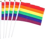 Rainbow Pride Flag Bunting Decorations Supplies For Parades