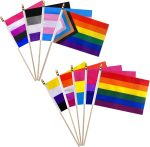 Rainbow Pride Flag Bunting Decorations Supplies For Parades