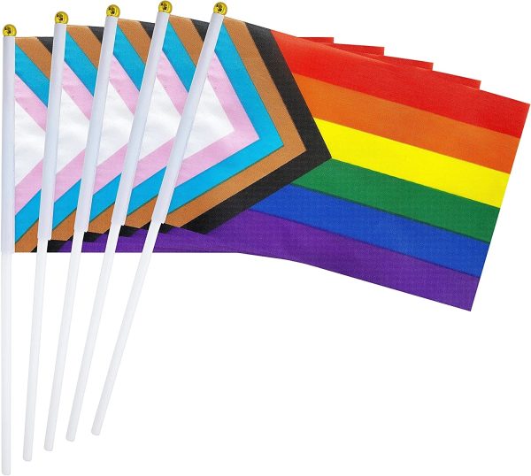 Rainbow Pride Flag Bunting Decorations Supplies For Parades