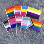 Rainbow Pride Flag Bunting Decorations Supplies For Parades