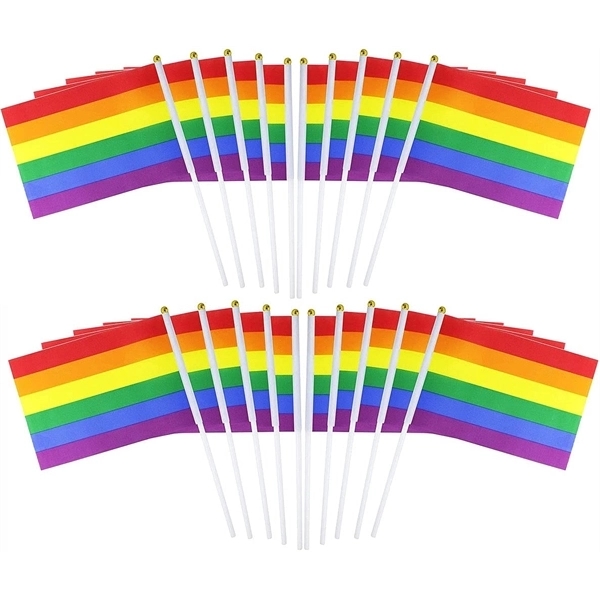 Rainbow Pride Flag Bunting Decorations Supplies For Parades