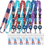 Custom Polyester Nylon Keychain Lanyards