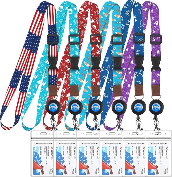 Custom Polyester Nylon Keychain Lanyards