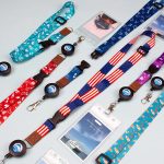 Custom Polyester Nylon Keychain Lanyards