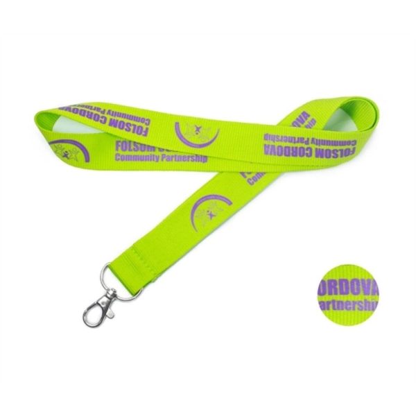 Custom Polyester Nylon Keychain Lanyards