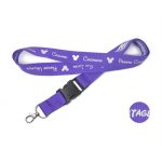 Custom Polyester Nylon Keychain Lanyards