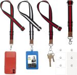 Custom Polyester Nylon Keychain Lanyards