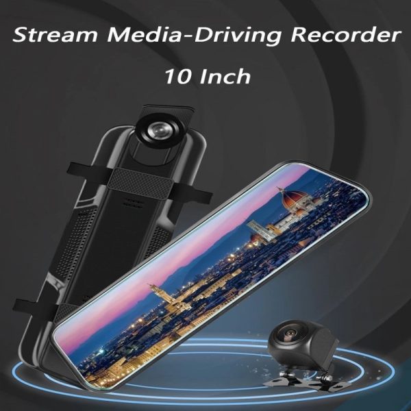 4K Mirror Dash 1080P Car Camera With Hd Screen Wide