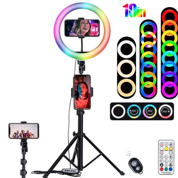 Ring Light With Stand And Phone Holder