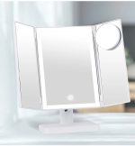 Tri-Fold Lighted Vanity Mirror