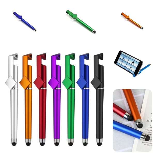 Stylus Pen With Phone Stand And Screen Cleaner