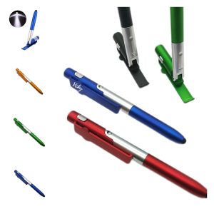 Multifunctional Phone Holder Foldable Light Pen Touch