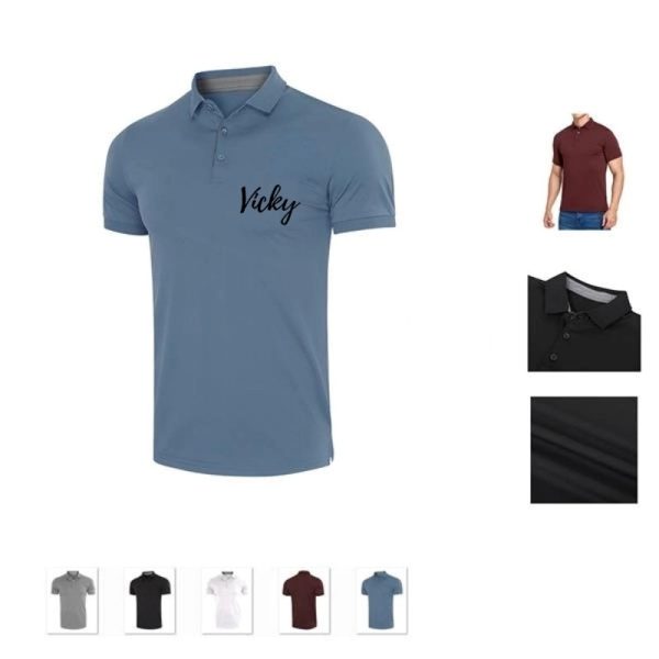 Dry Fit Golf Polo Shirts For Men