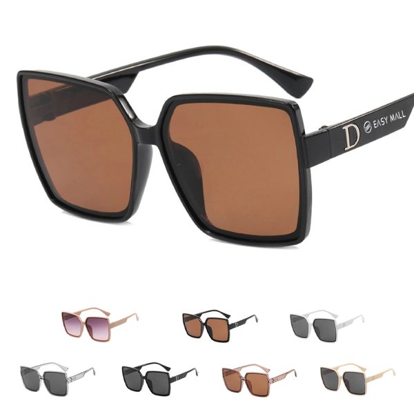 Retro Square Large Frame Street Photography Sunglasses