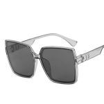 Retro Square Large Frame Street Photography Sunglasses