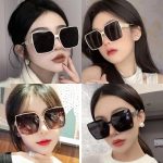 Retro Square Large Frame Street Photography Sunglasses