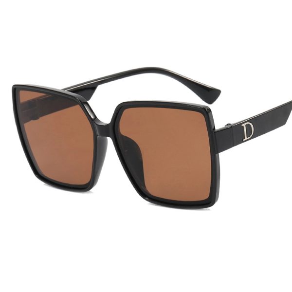 Retro Square Large Frame Street Photography Sunglasses