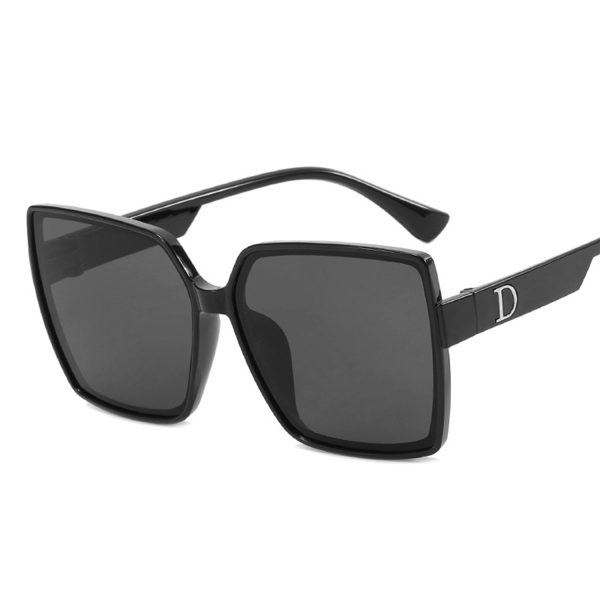 Retro Square Large Frame Street Photography Sunglasses