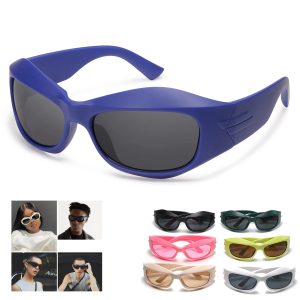 Fashion Y2K Oversized Futuristic Oval Sunglasses